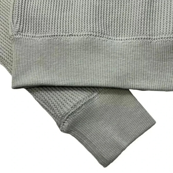 SKIMS Waffle Knit Zip Up Hoodie Talc XXS - Picture 8 of 12